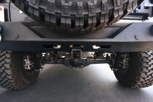 Jeep Wrangler JK Trailer Hitch - DV8 Offroad - Bolt-On AHJP-02 - Gloss Black - `07-`18
